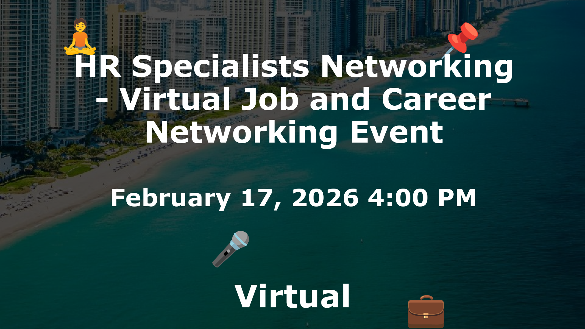 HR Specialists Networking - Virtual Job and Career Networking Event event image
